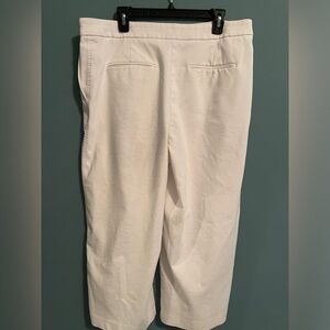 Ann Taylor wide leg cropped dress pants.